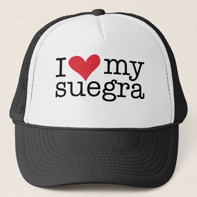 Me Encanta Mi Suegra (Madre En La Ley) Gorra De Bé (Anverso)