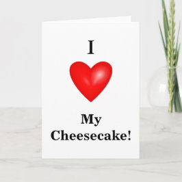 Me encanta mi tarjeta de queso