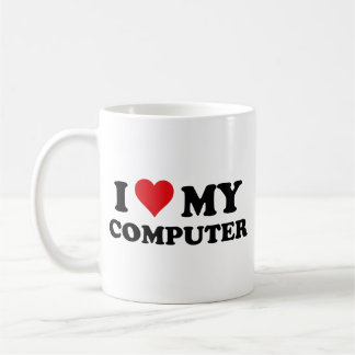 Me encanta mi taza de café de la computadora