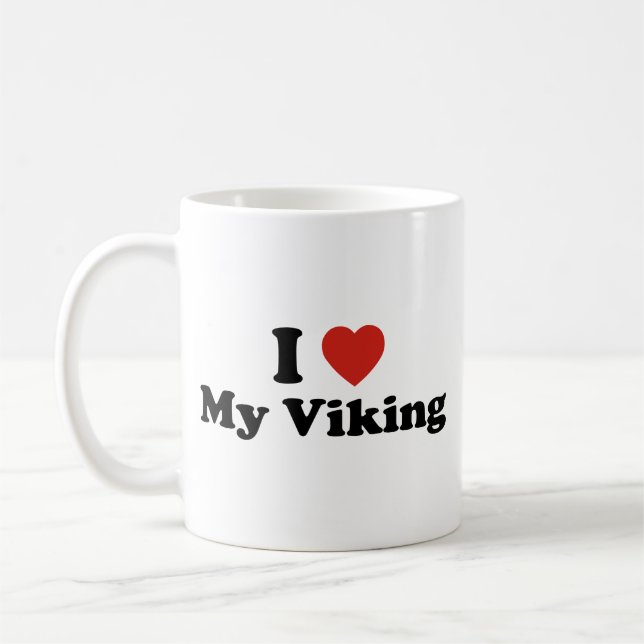 Me encanta mi taza de café de Viking (Izquierda)