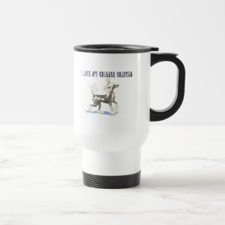 Me encanta mi taza de viaje china sin pelo