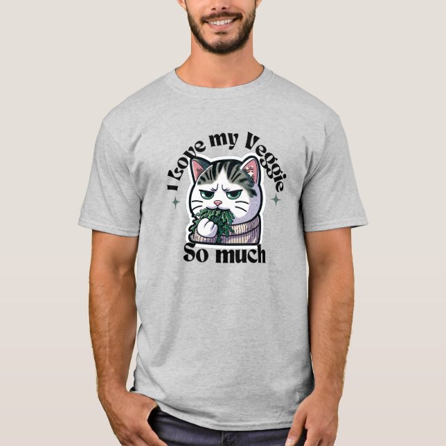 Me Encanta Mi Veggie Tanta Camiseta (Anverso)