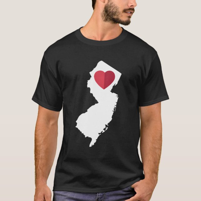 Me encanta New Jersey Nj Cute State Pride Regalo d (Anverso)