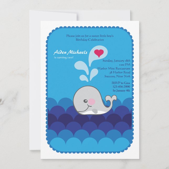 Me Encanta Que Dijiste La Invitación A La Ballena (Anverso)