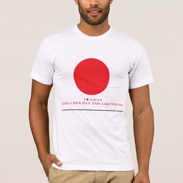 Me encanta que Japón tenga una camiseta de buen dí (Anverso)