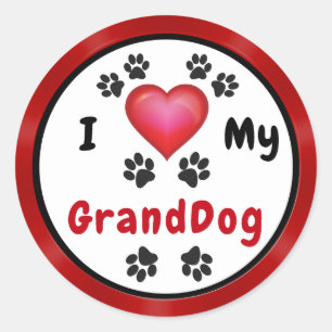 Me encanta que mis Pegatinas de GrandDog vean gran