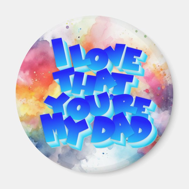 Me encanta que seas mi imán de papá (Frente)