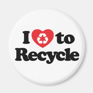 Me encanta reciclar imán