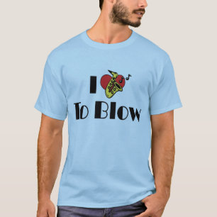 Me encanta soplar camiseta