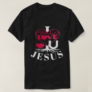 ME ENCANTA TU JESÚS OSCURA CAMISA