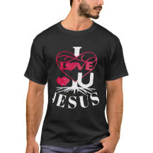 ME ENCANTA TU JESÚS OSCURA CAMISA