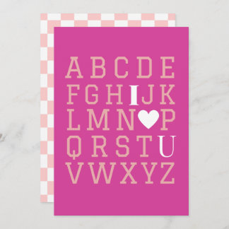 me encanta tu tarjeta | tarjeta de San Valentín