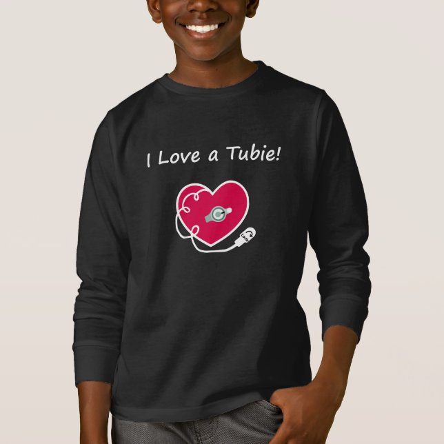 ¡Me encanta un tubie! Camiseta para niños (Anverso)