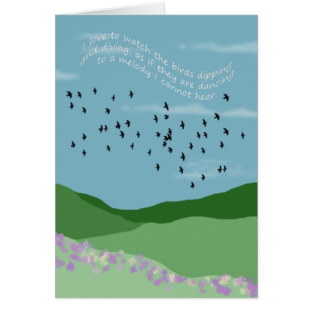 me encanta ver los pájaros (Frente)