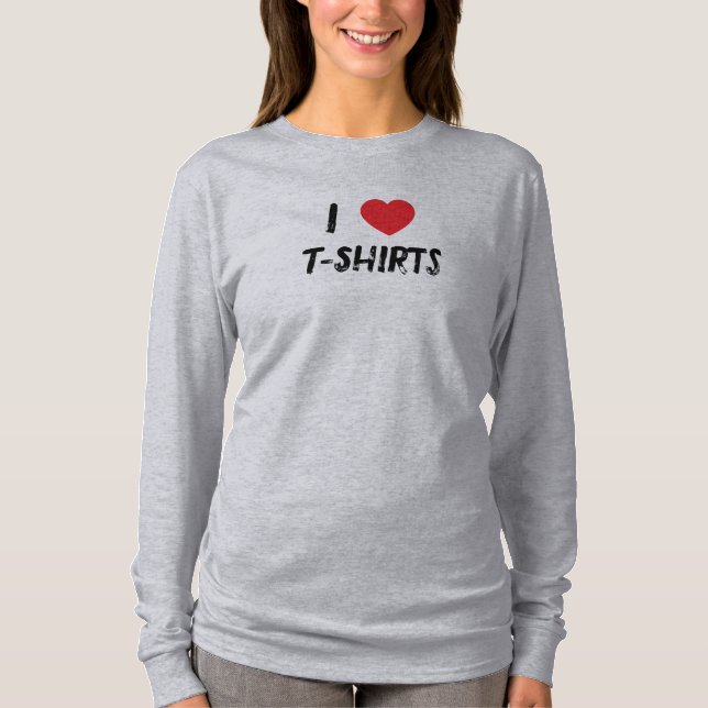 Me encantan las camisetas (Anverso)