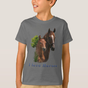 Me encantan las camisetas de caballos