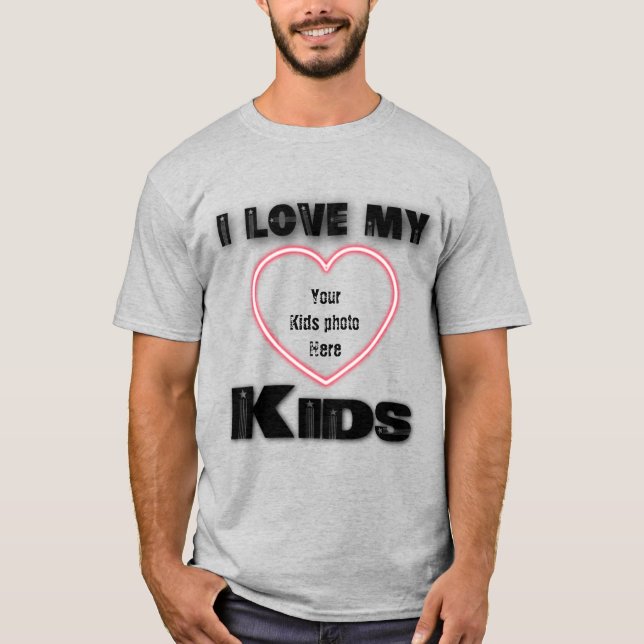 Me encantan las camisetas de mis hijos, las camise (Anverso)