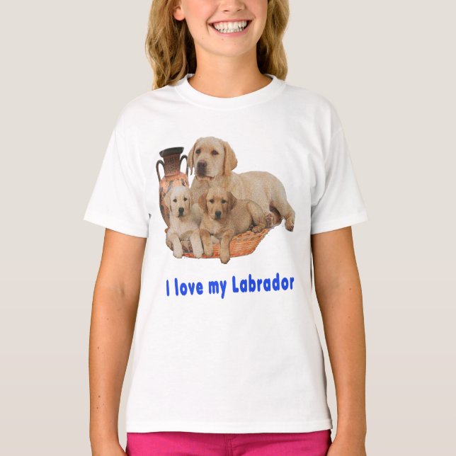 Me encantan las camisetas de My Labrador (Anverso)