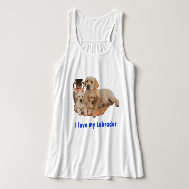 Me encantan las camisetas de My Labrador (Diseño del anverso)