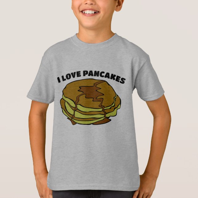 ME ENCANTAN LAS Camisetas DE PANCAKES (Anverso)