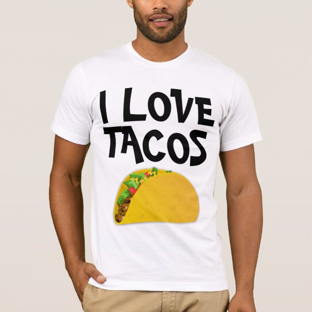 ME ENCANTAN las camisetas TACOS (Anverso)