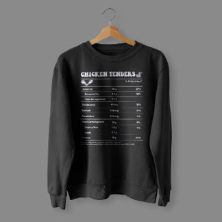 Me encantan las carnitas de pollo y sudaderas