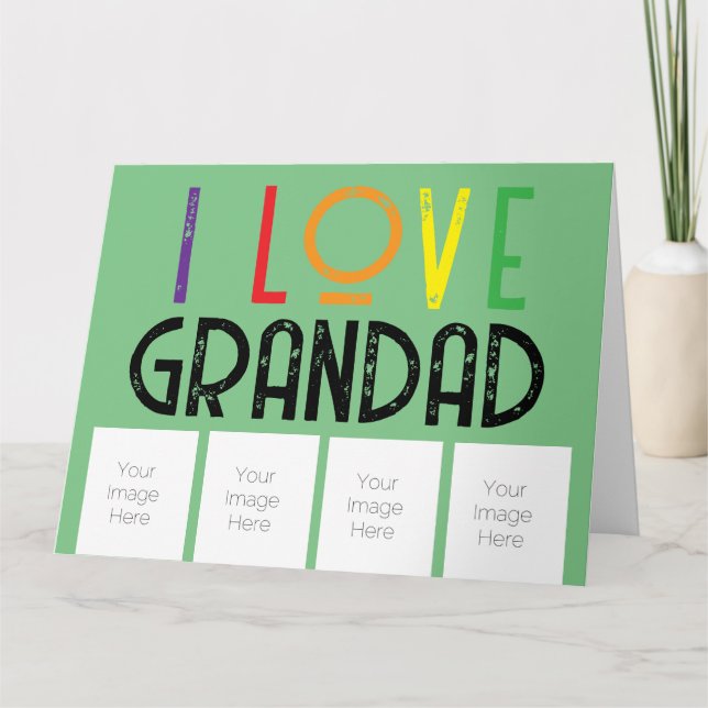 me encantan las fotos de la abuela Tarjeta de feli (Anverso)