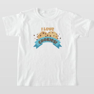 ¡Me encantan las galletas! con camiseta de niños c