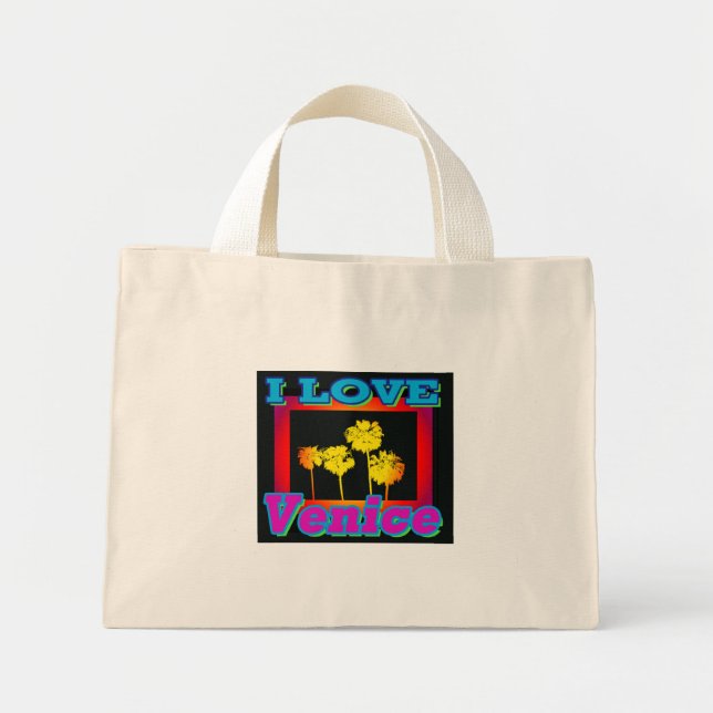 ME ENCANTAN las palmeras de Venecia en la bolsa de (Frente)