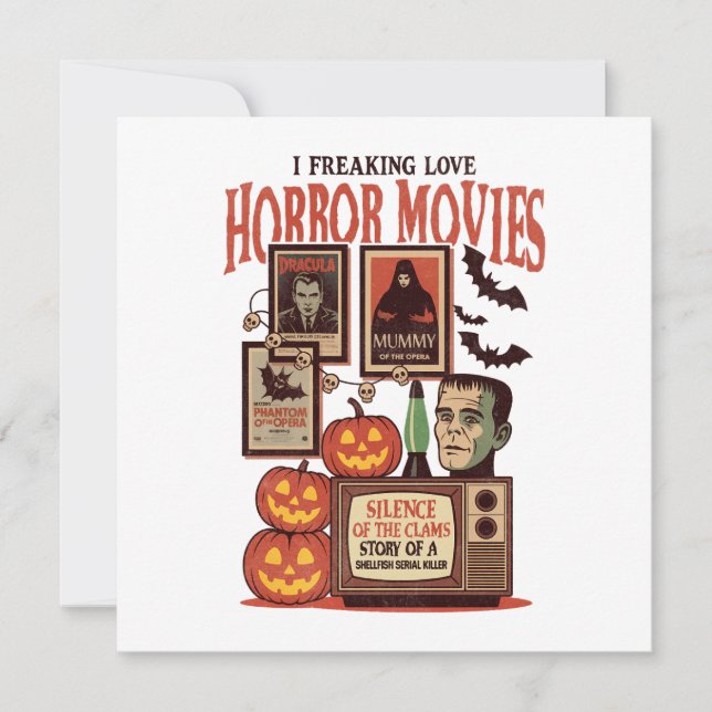 Me Encantan Las Películas De Horror (Anverso)