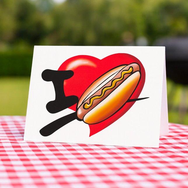 Me encantan las tarjetas de felicitación de Hotdog (Subido por el creador)