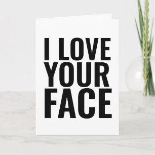 ME ENCANTAN LAS TARJETAS ROMÁNTICAS DE LA CARA