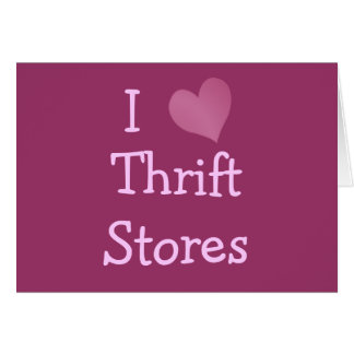 Me encantan las tiendas Thrift