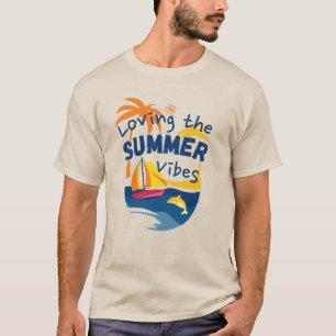 Me encantan las vibraciones de verano. Camiseta