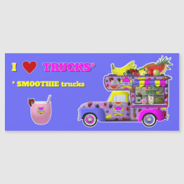 Me encantan los camiones (SMOOTHIE Trucks) imán