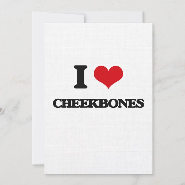 Me encantan los Cheekbone (Anverso)