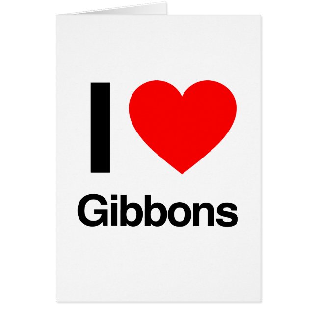 me encantan los gibbons (Frente)