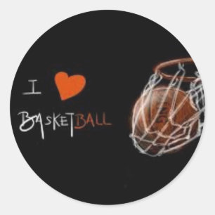 Me encantan los pegatinas de baloncesto