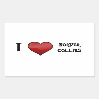 Me encantan los pegatinas de Border Collies