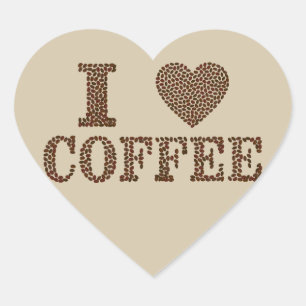 Me encantan los pegatinas de café