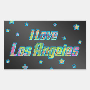 Me encantan los Pegatinas de Las Angeles Smile Sta