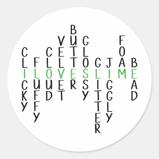 Me encantan los pegatinas de lima (Anverso)