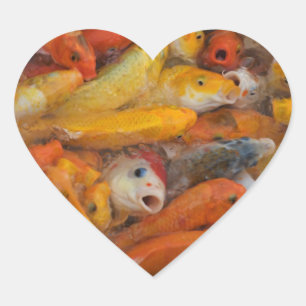 Me encantan los pegatinas de pescado de Koi.
