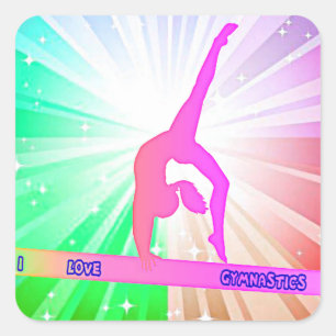 "ME ENCANTAN LOS PEGATINAS GIMNASTICOS GLOSSY.