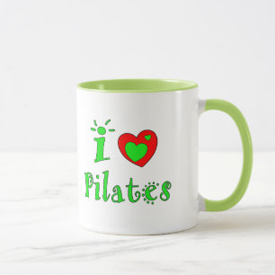 Me encantan los pilates - tazas de café Personali