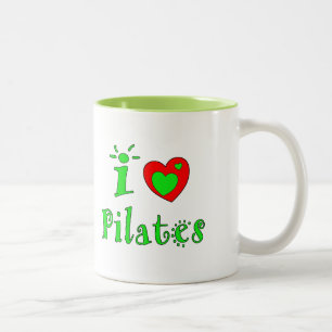 Me encantan los pilates - tazas de café Personali
