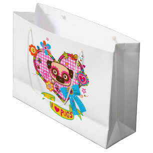 ¡Me Encantan Los Pugs! Bolsas de regalo
