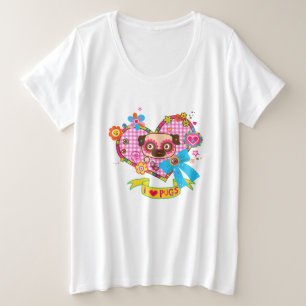 ¡Me Encantan Los Pugs! Camisas con tamaño adiciona