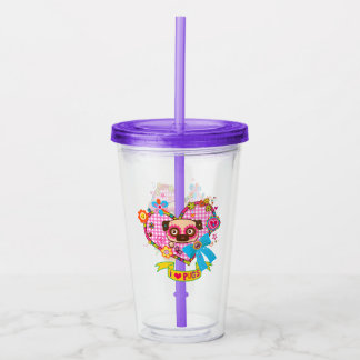 ¡Me Encantan Los Pugs! Vaso acrílico