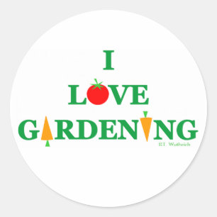 Me encantan los Sellos para sobres de jardinería v